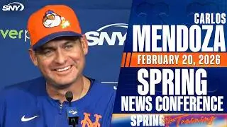 Carlos Mendoza talks Nolan McLean live BP outing, lineup for Saturday's exhibition opener