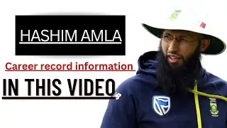 Hashim amla career record information #newsupdate #cricketnews #cricket #hashimamla