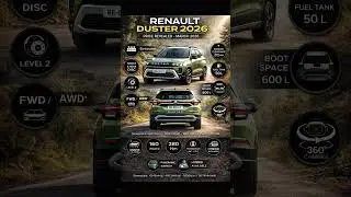 Duster2026 launched quick details #car #automobile #renault #duster2026 #KATARIAGARAGE #shorts #fyp