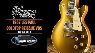 1957 Les Paul Goldtop Reissue VOS from Gibson - Double Gold - In-Depth Demo!