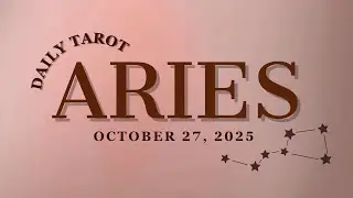 ✨ОВЕН | СЛЕДУЯ ЗА СВОИМИ МЕЧТАМИ ✨❤️УТРЕННЕЕ ЭНЕРГЕТИЧЕСКОЕ ЧТЕНИЕ 27.10.2025