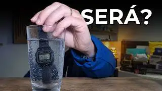 Casio F-91W sob Estresse! 🤯 Esse Relógio Barato Aguenta Mergulho?