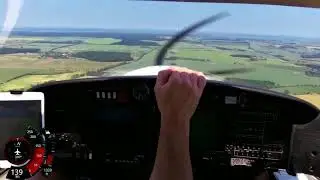2018.06.08 5.Flight  EDAX Müritz Airpark - EDBH Barth