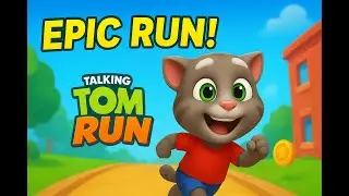 Talking Tom Run Live Stream | Fun Endless Running Game #shortlive #livestream #livegaming  #live