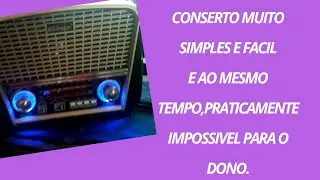 Como consertar um radio q nao liga,possivel causa.