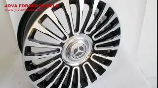 Custom made forged car wheels China, multi spoke rims