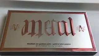Metal Matte Mini Eyeshadow Palette - Kat Von D (First Impression & Reviews)