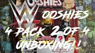 WWE OOSHIES 4 PACK UNBOXING (2 of 4) - STILL HUNTING FOR NWO STING!!