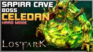LOST ARK - Sapira Cave on HARD - Boss CELEDAN - 4 Player Party - PC F2P MMORPG Gameplay Walkthrough