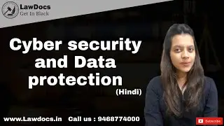 Cyber Security and Data Protection-Hindi | LawDocs | Online Legal Services | Get In Black