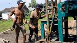 SUMUR BOR MANUAL🔴 60 meter di gunung batu demuk pucanglaban