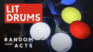 Perfectly syncing light, colour & sound | Light Percussion by Tim Main & Joe Dixon | Random Acts