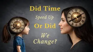 Why does time feel slower in childhood and faster as we grow up?