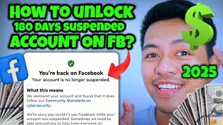 🔓 HOW TO RECOVER FACEBOOK ACCOUNT SUSPENDED 180 DAYS (STEP-BY-STEP) 🔐 #180DAYS #FB #SUSPENDED #PAGE