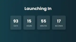 How to Create a Countdown Timer Using HTML  CSS  and JavaScript
