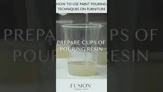Art made easy with Fusion&trade; Mineral Paint Pouring Resin just add a few drops of your favourite colour
