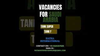 TANK SUPERVISOR / TANK FITTER JOBS IN SAUDI ARABIA
