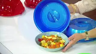 LocknLock Set of 2 Large Microwave Covers on QVC