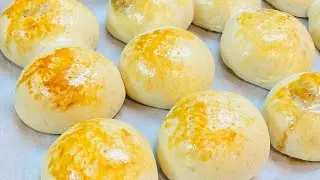 Pan De Coco or Rolls with Coconut Pecan Filling |  ONLY 2 Ingredients |  Super Soft & Delicious |