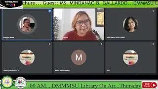 Episode 52: DMMMSU Library Services & Development Brochure  Guest:  Ms. Mindanao B. Gallardo