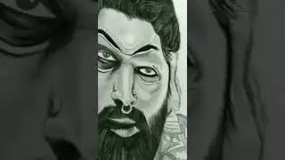 Pushpa sketch face Allu Arjun #pushparaj #sketch #face #allu #arjun  #southstar