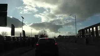 Driving On Bromyard Road A44, Worcester, Worcestershire, England 31st January 2023