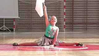 Majorettes 'AXIS' / Mażoretki | solo flag cadet | Brzeg 2024