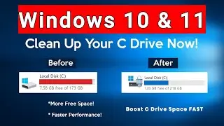 How to Clean Up Your C Drive and Boost Space FAST! | Get More Free Space & Speed Up Your PC