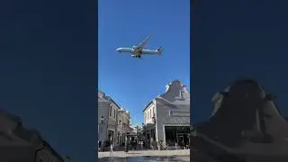 YVR Plane watching @ designers outlet mall in Richmond