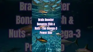 Fish & Nuts - The Omega-3 Power Duo #omega3 #brainhealth #fish #nuts #cognitivefunction #nutrition