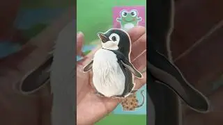 Let&rsquo;s Make a Pinguine! ✂️🐧 Easy DIY for Kids #pinguine  #CutAndGlue #KidsCrafts #DIYForKids