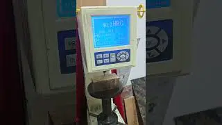 Beryllium copper plate block hardness test copper #manufacturing test #copper#hardnesstesting