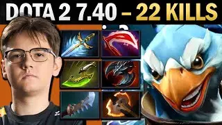 Kez Pro Carry with Satanic and 22 Kills - Dota 7.41
