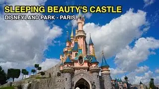 [4K] Sleeping Beauty Castle Walkthrough - Hidden Dragon : Disneyland Park (Paris, France)