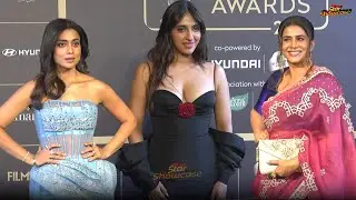 Akansha Ranjan, Shriya Saran Arrive At Filmfare Wards 2025