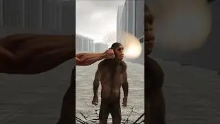 Franklin punch in monkey character #indianbikedriving3d #trendingshorts