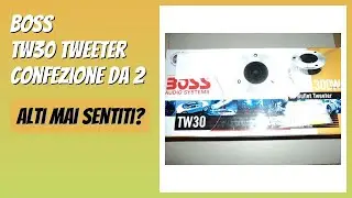 RECENSIONE (2026) : BOSS TW30 Tweeter Confezione da 2. DETTAGLI