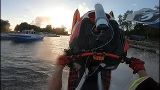 WATERCROSSING SNOWMOBILE THROUGH CITY! LYNX SHREDDER 2024 850