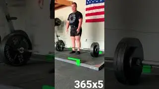 365 for an easy 5 reps on deadlift