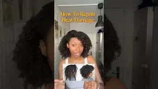 Is Your Heat Damage Reversible?🫢 Here's How to Fix It!!! #heatdamage #olaplextreatment #k18