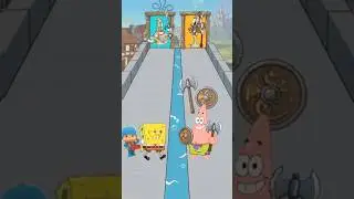 Game Medieval Knight Spongebob x Patrick X pocoyo Star #shorts #funny #gaming #trend