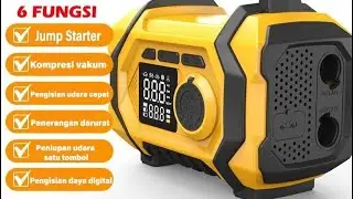 Riview Soarfly 6 in 1, Alat Multifungsi Pompa angin, ban motor dan mobil
