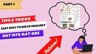 Analogy Relationship Beginners guide MCQs Practice for HAT| NTS| GAT| PTS| GRE - Part 1