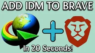 Как добавить расширение IDM в браузер Brave!