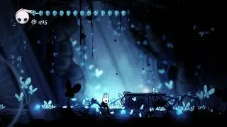Blue vines door in abyss, Lifeblood Core Charm | Hollow Knight |