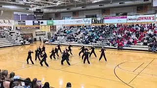 Jordan High Charlonians Show Routine from The Davis Valley Classic drill competition 