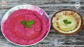 2 Types of Hummus Recipe @FeelTheCookingFlavours