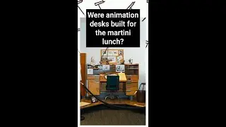 Walt Disney Animation Desk Designed for the Martini Lunch?