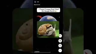 I Found Weird Snail Shell Spotted On Google Earth and Google Maps!😰🤯  #shorts #mysteryofmygeo