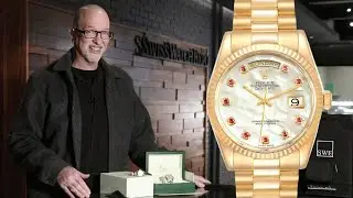 Rolex President Mother of Pearl Ruby Dial Mens and Ladies Watches | SwissWatchExpo